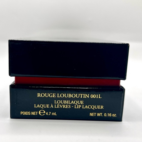 Christian Louboutin Loubilaque Lip Lacquer Rouge Louboutin 001L Full Size NIB - Picture 5 of 5